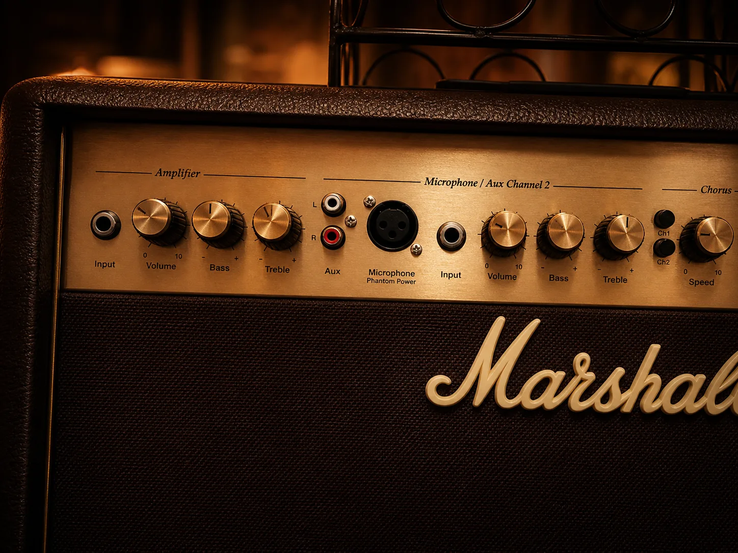 Marshall Amp — Nahaufnahme
